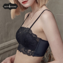 Bao Shiyan anti-light bandeau underwear Summer ultra-thin sexy lace chest bra French beauty back bra