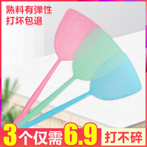 The Pale Fly Pat plastic pat doesnt suck at home thickened lengthened shank Manual Large Number of Mosquito Killer Mosquitos SILICONE Electric