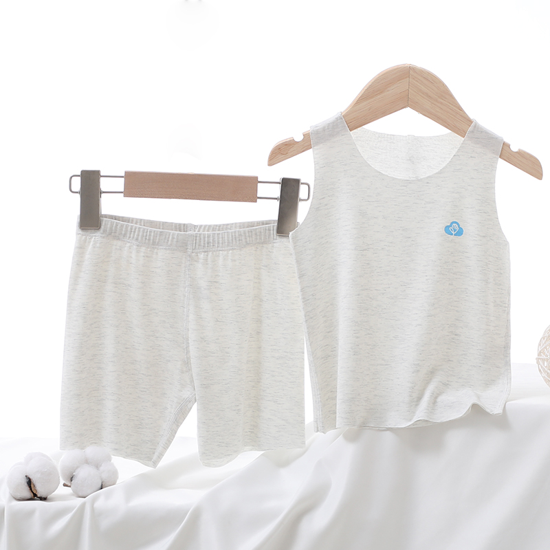 Pyjama Nam Cực đàn ông và cô gái mặc ngắn tay áo T-shirt trong mùa hè phù hợp với lụa băng mới mỏng mặc hai mảnh nhà.