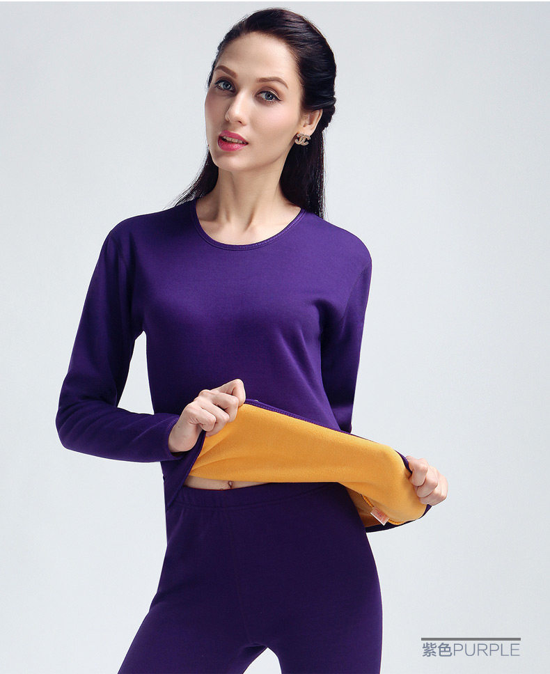 Sous-vêtement chaud jeunesse simple en coton - Ref 767723 Image 31