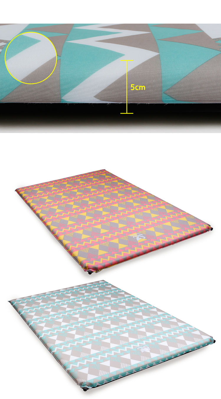 Mới xuất khẩu Hàn Quốc tự động đệm bơm hơi gối đệm pad đơn đôi ngủ mat mat ẩm quốc gia - Thảm chống ẩm / Mat / Gối xốp lót sàn