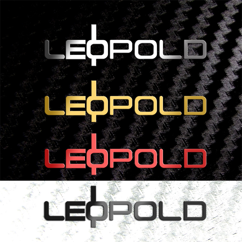 Leopold logo logo LEOPOLD Leopold mechanical keyboard DIY personality metal stickers