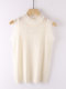 ຂະຫນາດບວກຂະຫນາດ knitted camisole ພາຍໃນແມ່ຍິງໃສ່ໃຫມ່ fungus sleeveless top hollow lace bottoming shirt