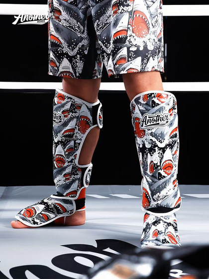 Fighting Leg Guards, Sanda Leg Guards, Muay Thai Shin Guards, Adult and Children's Foot Guards, Boxing and Fighting Thickened Training Protective Gear