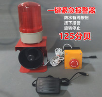 One-button emergency sound and light alarm for cold storage Warehouse anti-shutdown gas station help alarm Wired fire alarm
