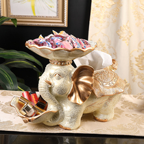 Creative elephant paper box multifunctional light luxury tissue box European living room home tea table decoration storage ornaments