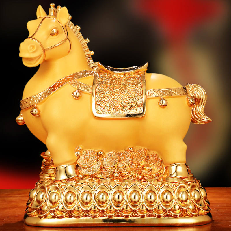 Zodiac horse deposit money pot 2022 new only can't get into the adult creative 2021 store money swing piece savings big capacity