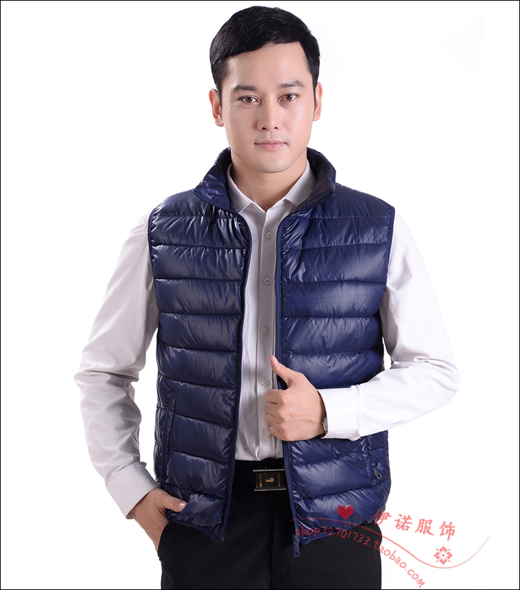 Mùa thu và mùa đông trung niên nam vest vest cotton cotton vest cha tải trung niên nam xuống cotton vest mùa đông áo khoác vest nam hàn quốc