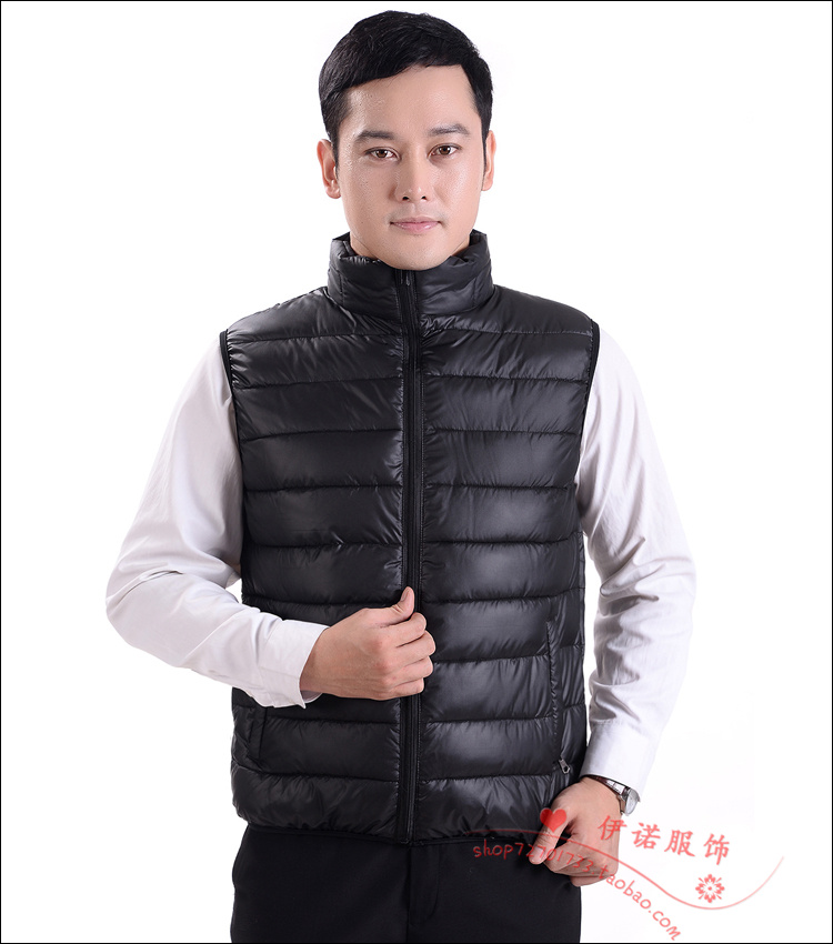 Mùa thu và mùa đông trung niên nam vest vest cotton cotton vest cha tải trung niên nam xuống cotton vest mùa đông áo khoác vest nam hàn quốc