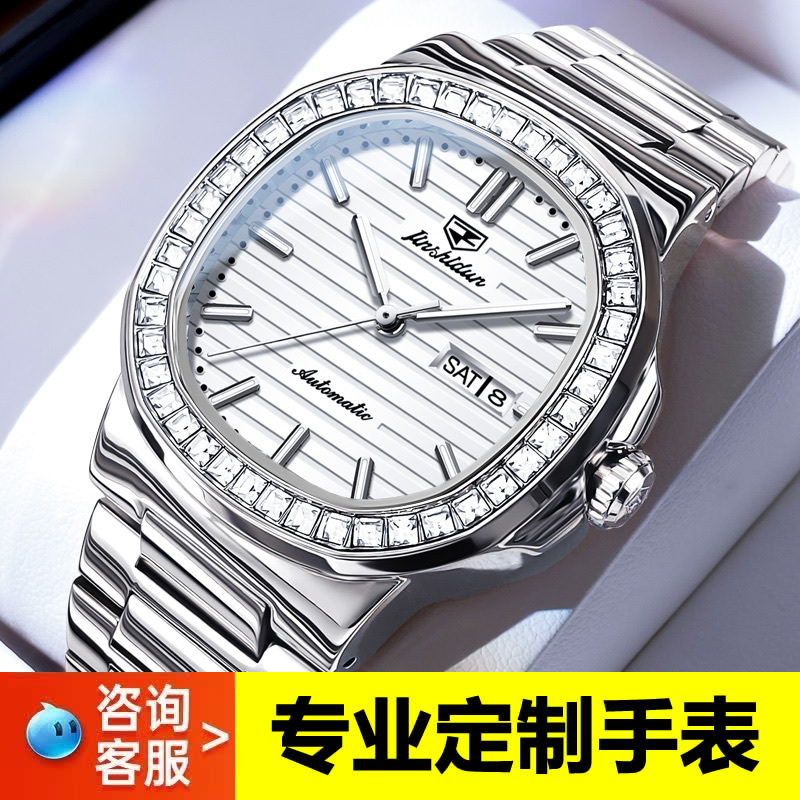 Swiss Patek Nautilus Watch Men's Mechanical Fully Automatic High-End Replica Men's Watch Imported Luxury Watch