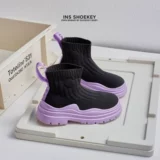 Martens, дышащие носки, демисезонная удобная обувь, короткие сапоги для мальчиков, коллекция 2021, в корейском стиле, мягкая подошва