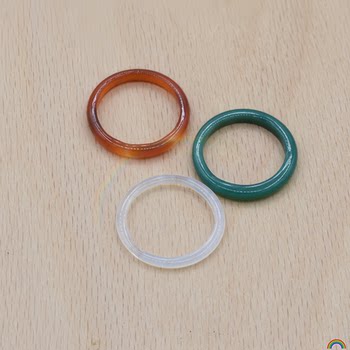 Rwbuy brand design agate chalcedony strip ring