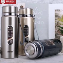 Gold Force Insulated Cup Female Large Capacity Stainless Steel Water Glass Male Child Elementary School Boy Simple Portable Cup Kettle Customized