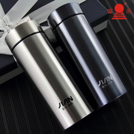 Fuguang upscale insulated cup men's female stainless steel portable straight body water cup sub-business tea cup BJ008-340