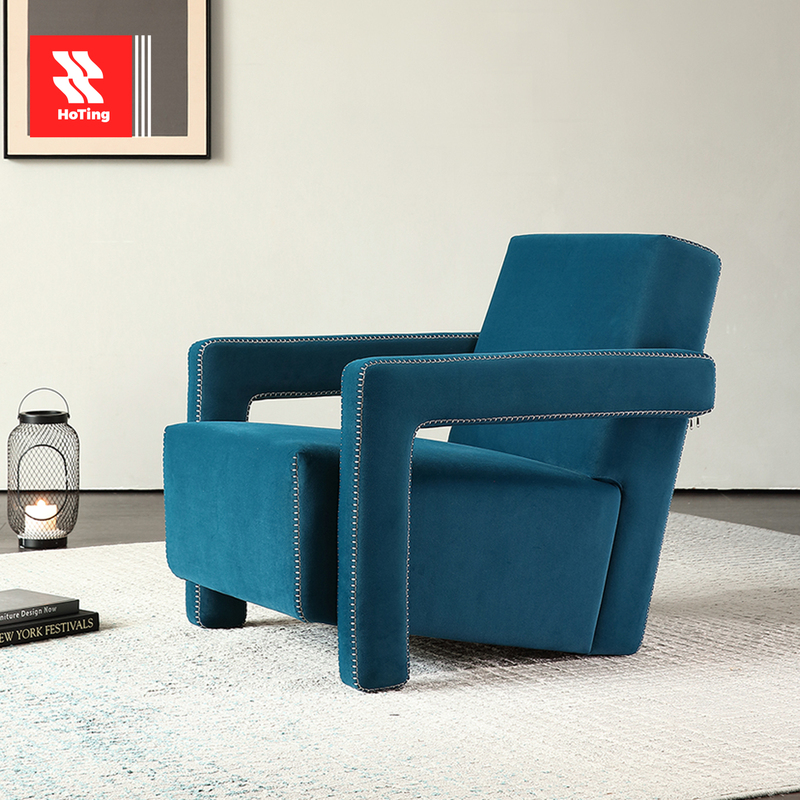 Utrecht Utrecht Seven-Character Chair Single Armchair Modern Normcore Living Room Bedroom Sofa Chair Negotiation Chair