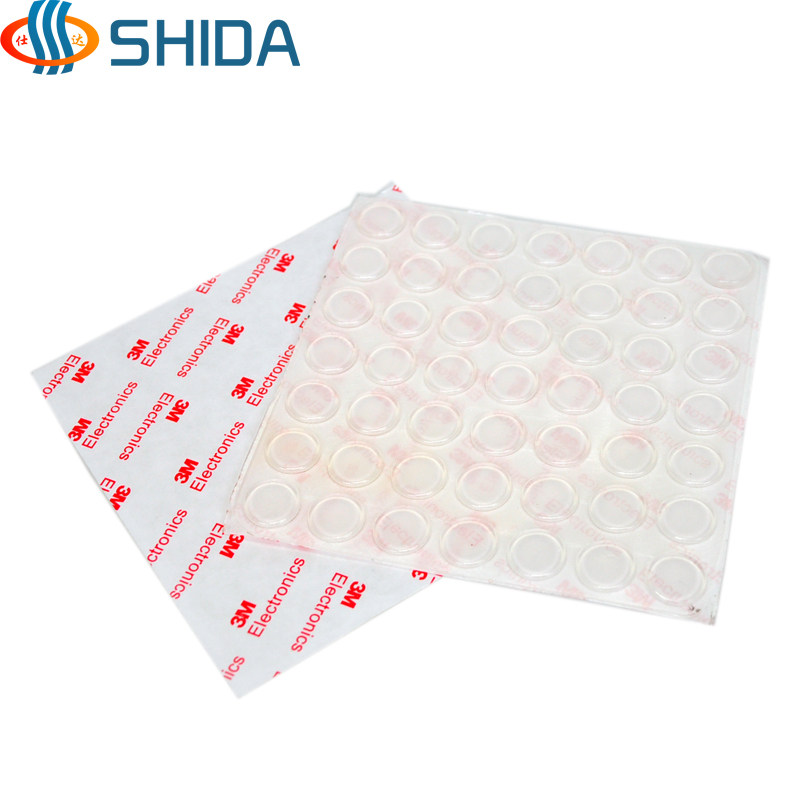 Shida manufacturer direct sales anti-slip, rubber grain drawer door damping home appliance handicraft pendulum decorated silicone gasket