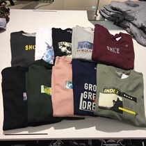 Baleno Benni Road cotton round neck sleeve men long sleeve printing clothes men Korean tide students