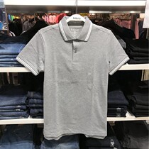 Benni Road POLO shirt new mens solid color short sleeve Paul shirt antibacterial lapel T-shirt Contrast collar POLO Men