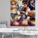 Tấm thảm một mảnh treo nền vải trang trí tường vải tùy chỉnh Anime Movie Poster Ký túc xá trang trí nền vải