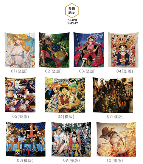 Tấm thảm một mảnh treo nền vải trang trí tường vải tùy chỉnh Anime Movie Poster Ký túc xá trang trí nền vải thảm treo tường vintage