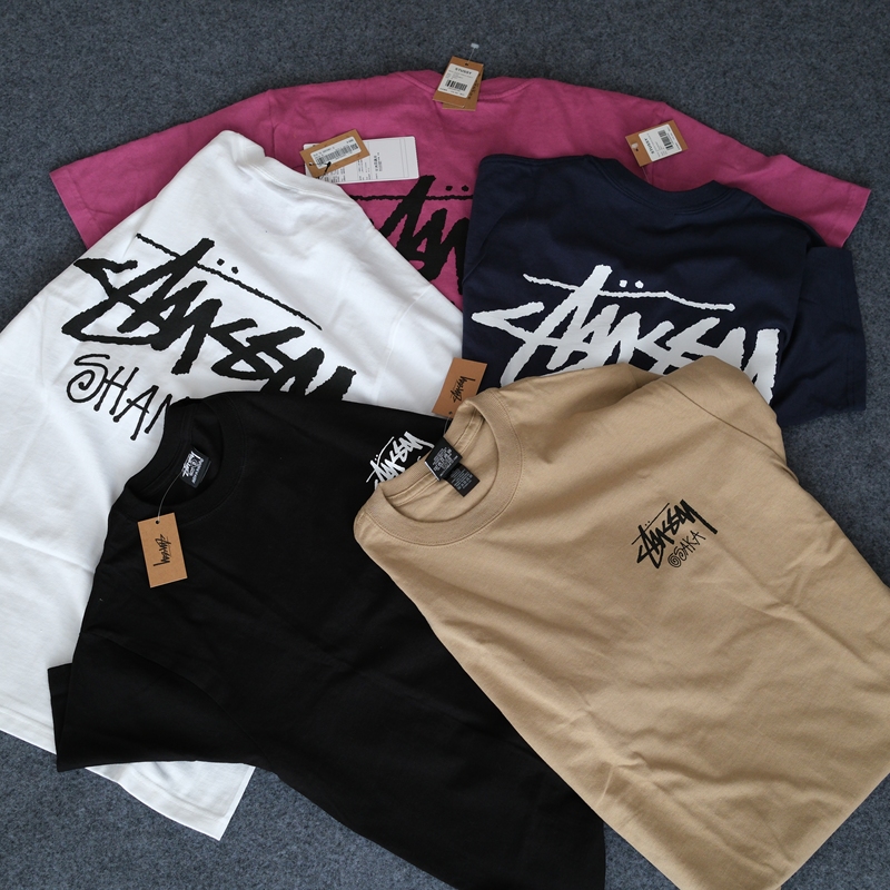 In-Stock Stussy Tee City Limited Edition Short-Sleeve T-Shirt Tokyo Osaka Shanghai Paris Limited Edition Short-Sleeve T-Shirt
