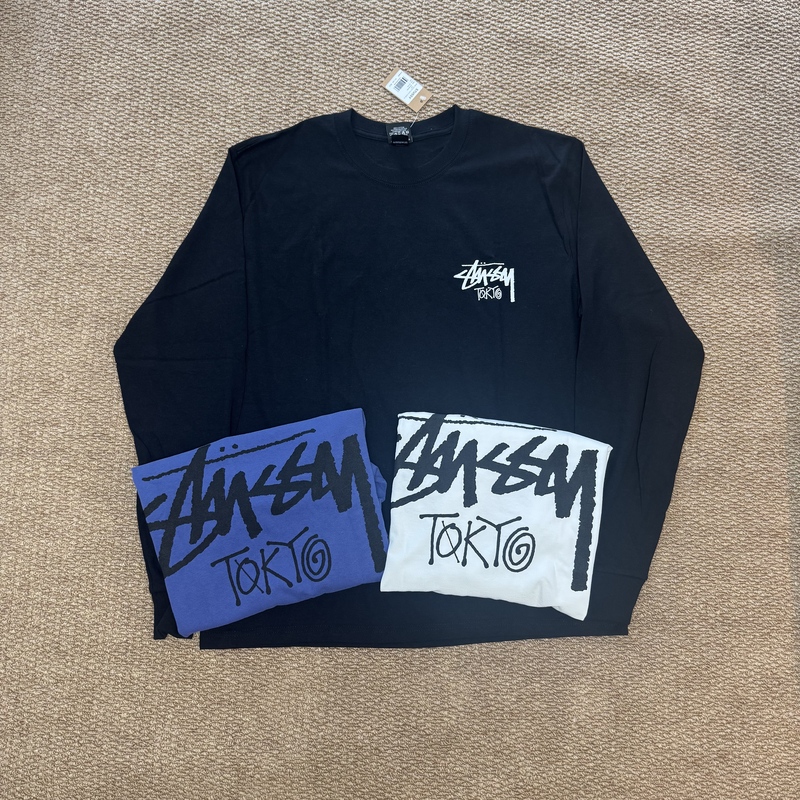 In Stock Stussy 26Ss City Limited Tee Tokyo Long Sleeve T-Shirt