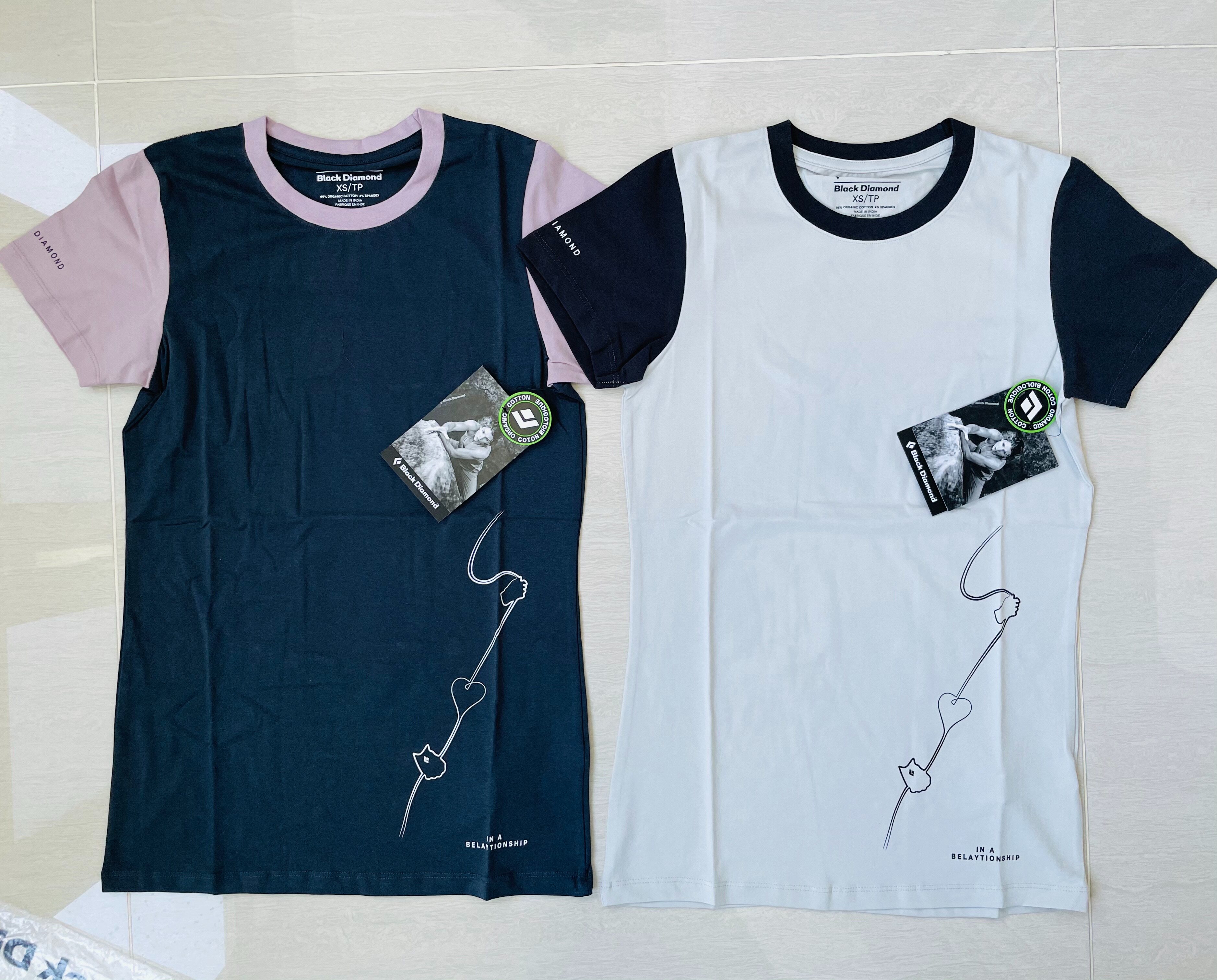 Black Diamond Black Diamond BD Women's Rock Climbing T-shirt Protection Relationship Pure Cotton Outdoor Printed Climbing Gear-Taobao