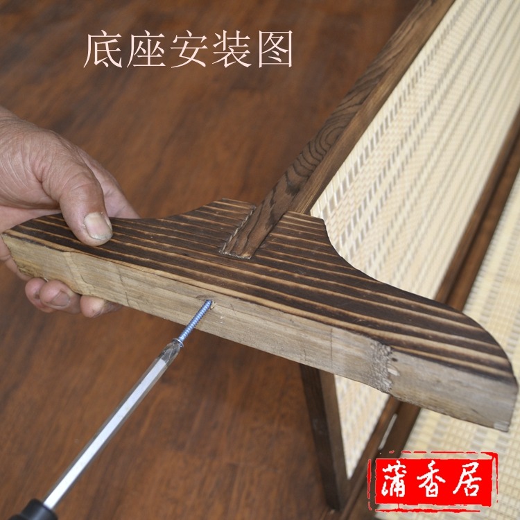 Màn hình phân vùng màn hình gấp hiện đại Trung Quốc hiên nhà hàng khách khoảng cách màn hình ban công tre gỗ màn hình kinh tế - Màn hình / Cửa sổ tấm bình phong gỗ