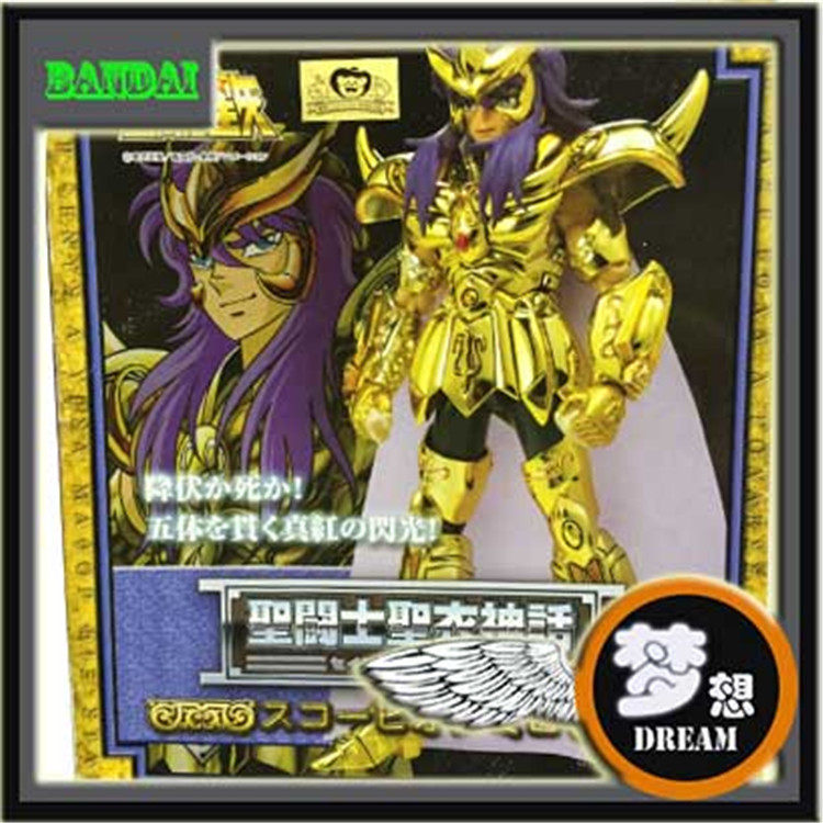 Bandai Japanese version of the Holy clothing myth 1 0 Old Gold Saint Scorpio Milo old myth model