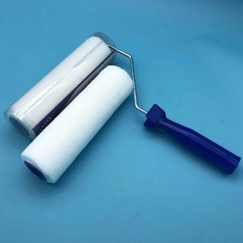 9 inch fine wool roller brush paint paint brush short bristle brush latex paint floor paint wall paint solvent resistant roller brush