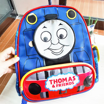 Thomas schoolbag childrens kindergarten small locomotive mens and womens backpack small 1-6 year old cartoon Oxford cloth