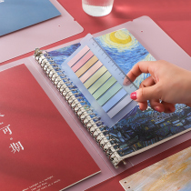 Large B5 loose leaf notebook a5 removable shell book college students blank grid horizontal line thick notepad