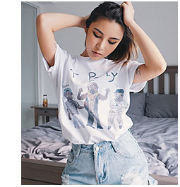 2018 sexy màu rắn lớn V-cổ mỏng cán còng kết nối ngắn tay TEE cotton mỏng onesies 7 màu sắc vào