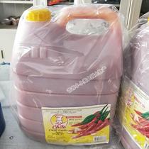 Mangshi sauce chicken feet sweet and spicy sauce chicken sauce KFC special sweet and sour sauce chili sauce large barrel can be eaten and used in photography