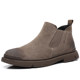Chelsea boots men's winter breathable mid-top genuine leather short boots British style high-top workwear trendy versatile Martin boots