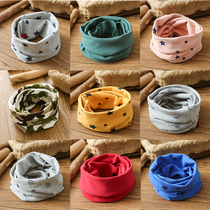 Boy girl collar autumn and winter new cotton childrens wild scarf baby soft neck warm neck