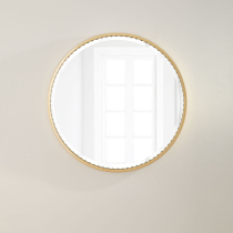 Nordic minimalist round guest restaurant background wall decorative mirror Net red bathroom wall hanging dressing bedroom home porch mirror
