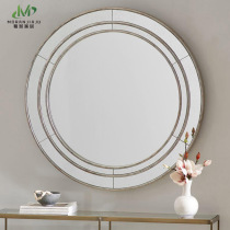 Net Red Guest restaurant porch Wall decorative mirror bathroom wall mirror washing mirror bedroom vanity mirror neoclassical M703