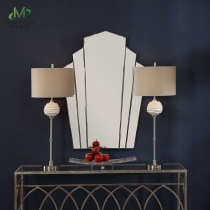 Combiné nordique anti-fogging miroir toilette toilette miroir chambre miroir moderne minimaliste Cosmetic Mirror Genguan Decorative miroir M709