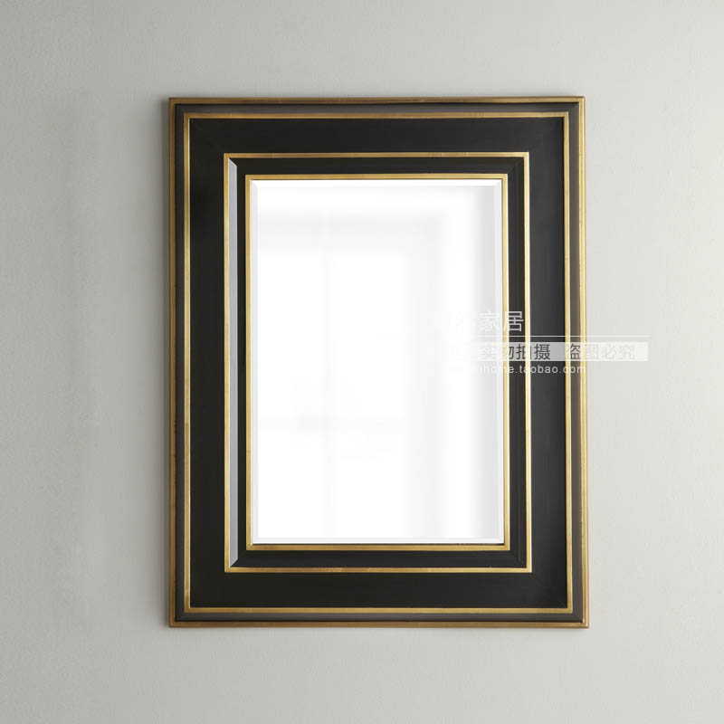 Suddenly Nordic bathroom porch wall hanging decorative mirror European bedroom makeup mirror dressing room wash mirror M0043