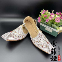 Pakistan handmade shoes Pakistan ethnic gou hun xie mens shoes Pakistan Customs mens te se xie