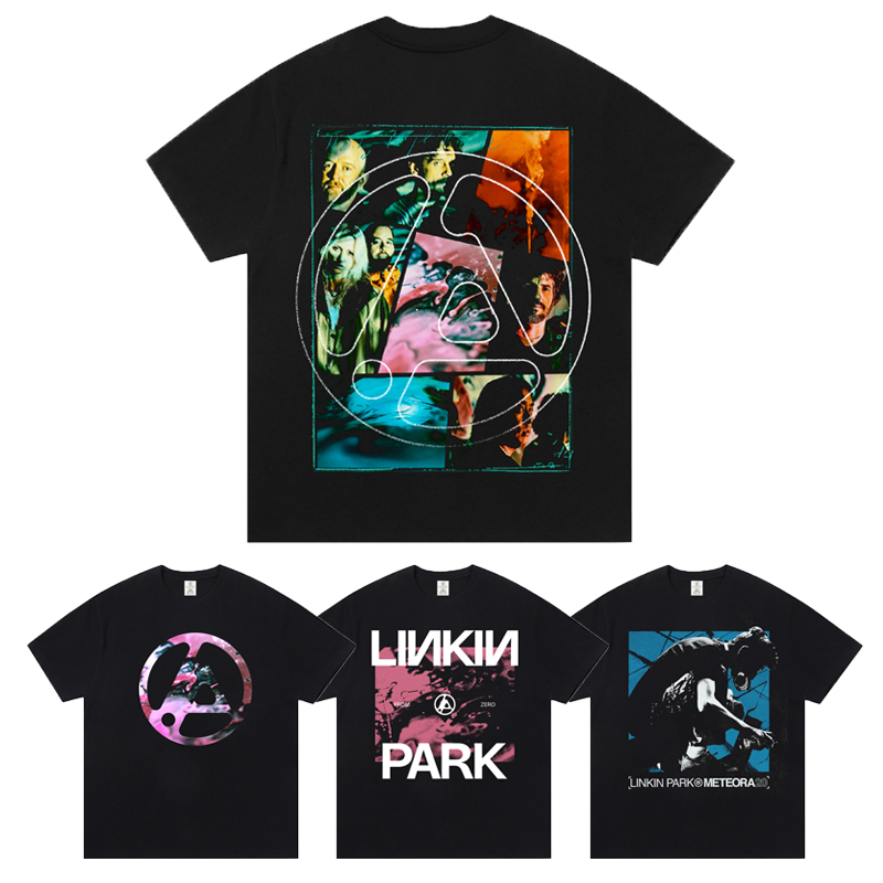 Linkin Park from Zero Lincoln Park New Album Tour Merchandise Rock T-Shirt Short-Sleeved Clothing Linkin Park from Zero Lincoln Park New Album Tour Merchandise Rock T-Shirt Short-Sleeved Clothing