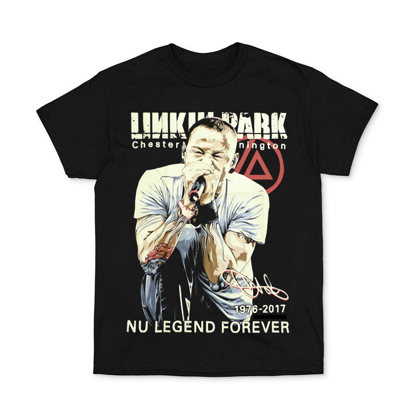 Linkin Park Rock Band European and American Short-Sleeved T-Shirts Clothing for Men and Women Merchandise Linkinpark Linkin Park Rock Band European and American Short-Sleeved T-Shirts Clothing for Men and Women Merchandise Linkinpark