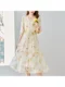 Vestido de seda para mujeres 2025 Primavera y verano Nuevo estilo de Noble Lady V-Chille Mulberry Silk Pantalamán de la cintura que abraza la cintura Seda de seda