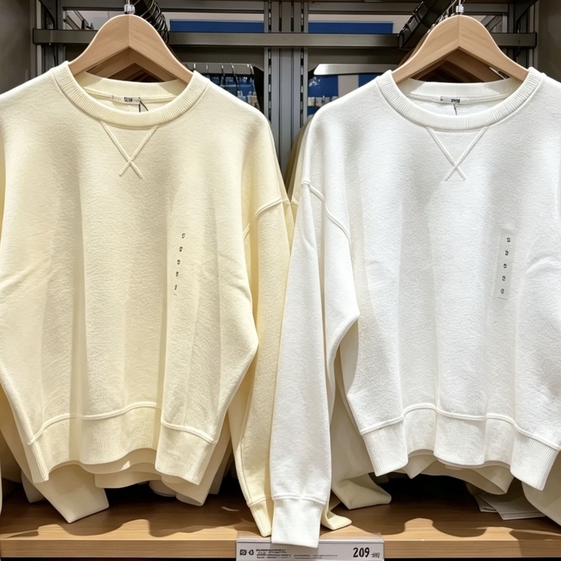 Uniqlo Women's and Men's Clothing Smooth Round Neck Cotton Knit Sweater Collaboration Model 488223 482970 Uniqlo Uniqlo Women's and Men's Clothing Smooth Round Neck Cotton Knit Sweater Collaboration Model 488223 482970 Uniqlo