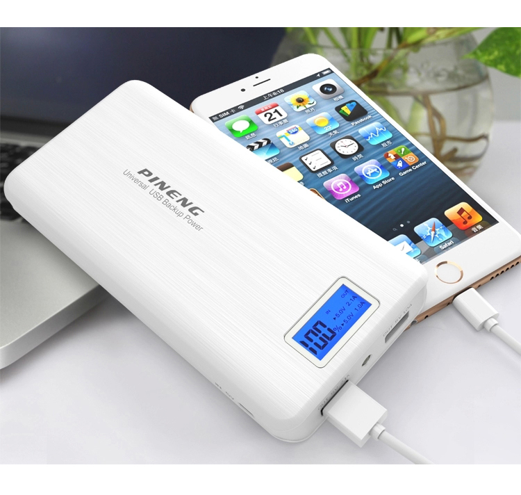 Sản phẩm có thể PN-999 LCD điện thông minh dung lượng cao tablet điện thoại di động phổ sạc Po 20000 mA - Ngân hàng điện thoại di động pin dự phòng 30000mah