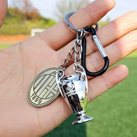 Пряжка из сплава Лиги чемпионов + бренд AC + черная подвеска