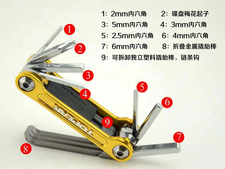 Outils pour vélo TOPEAK - Ref 2283098 Image 8
