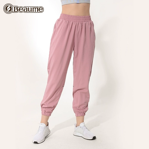 Штаны для отдыха для спортзала, дышащий комбинезон, по фигуре, эластичная талия, для бега