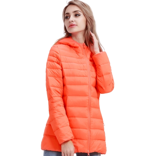 Дорожный цветной пуховик, бархатная куртка, средней длины, утиный пух